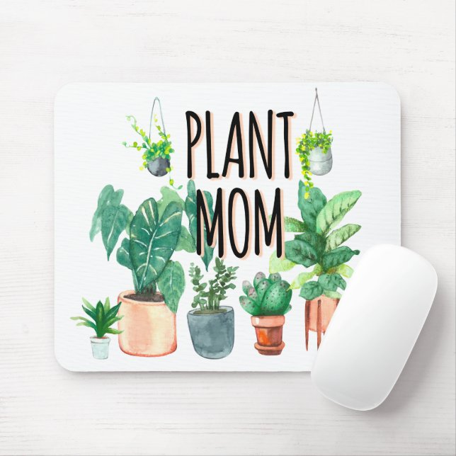 Plant Mum -Gardening, Planter Gift For Mum Mouse Pad (With Mouse)