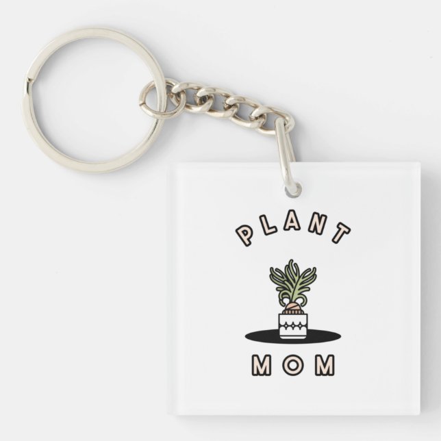 Plant Mum Key Ring (Front)