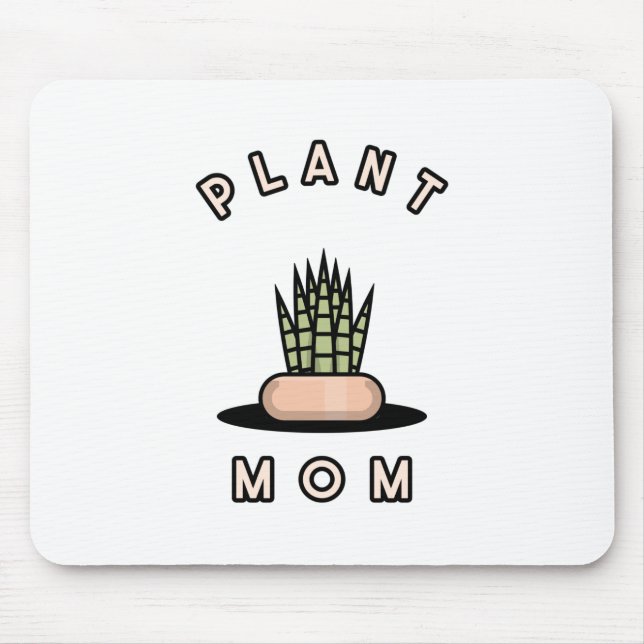 Plant Mum Mouse Pad (Front)