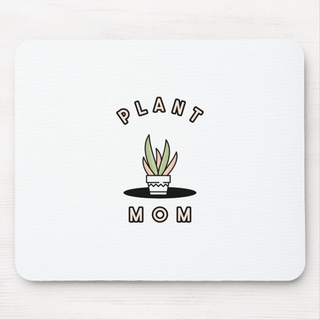 Plant Mum Mouse Pad (Front)