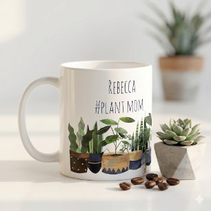 Plant Mum Pot Plant House Plants & Cactus name Coffee Mug