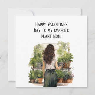 Plant Mum Valentine's Day Holiday Card
