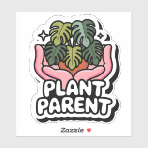 Plant Parent with Monstera and Sparkles