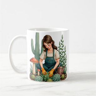 Plant Parents Mushroom Foraging Garden Care Succul Coffee Mug