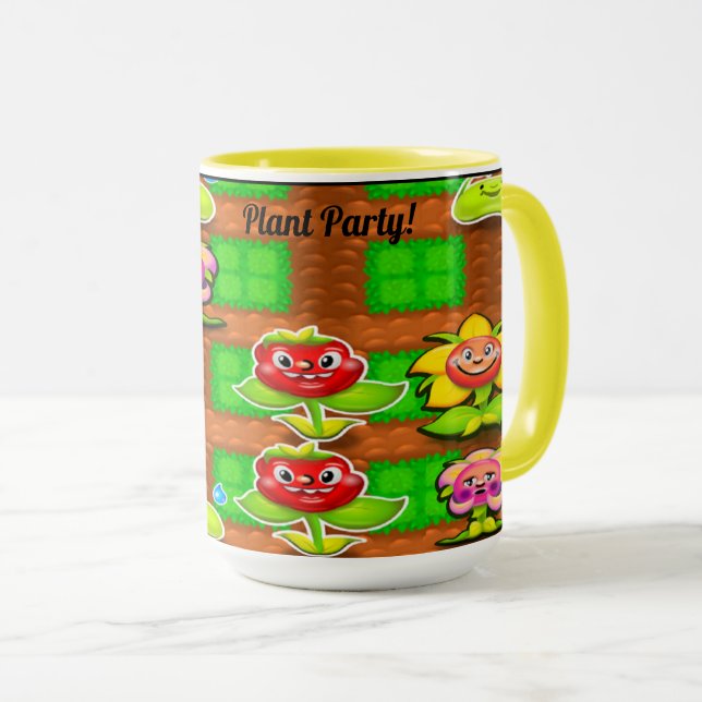 Plant Party Mug (Front Right)