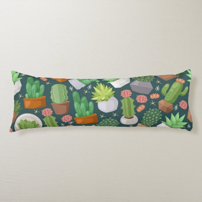 Plant pattern body cushion (Front)