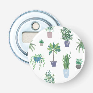 Plant pattern bottle opener