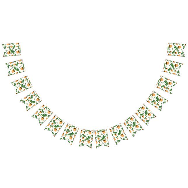 Plant pattern bunting  (All)