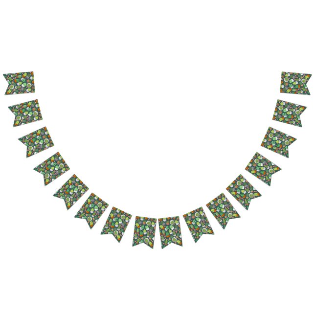 Plant pattern bunting  (All)