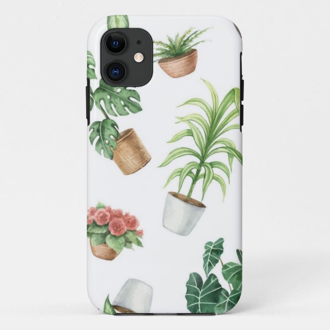 Plant pattern Case-Mate iPhone case (Back)