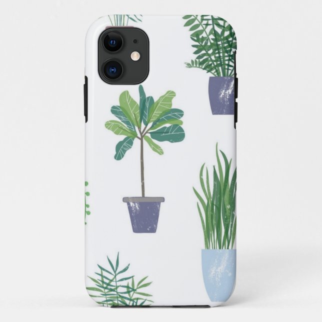 Plant pattern Case-Mate iPhone case (Back)