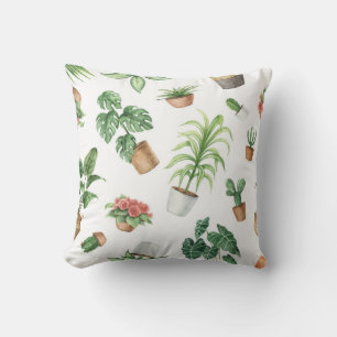 Plant pattern cushion