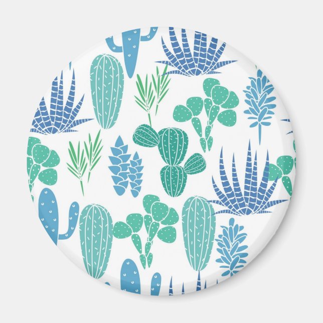 Plant pattern magnet (Front)