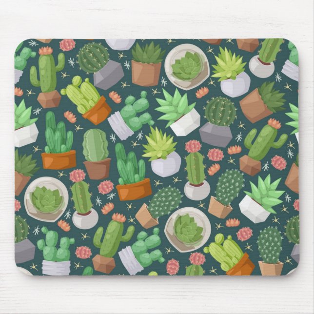 Plant pattern mouse pad (Front)