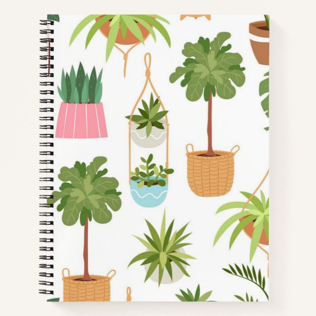 Plant pattern notebook (Front)