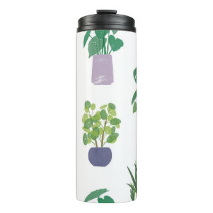 Plant pattern thermal tumbler