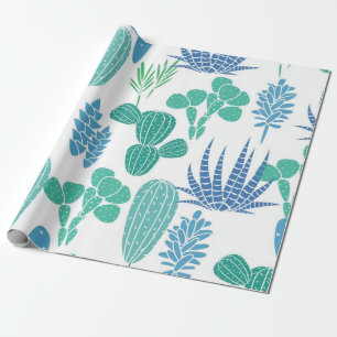 Plant pattern wrapping paper