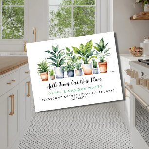 Plant Pots Change of Address Flyer   We’ve Moved 