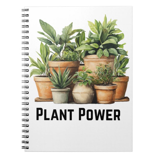 Plant Power Botanical Notebook (Front)
