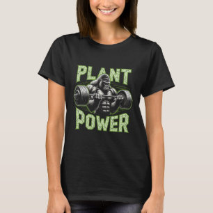 Plant Power Tee - Vegan And Vegetarian Gym Workout