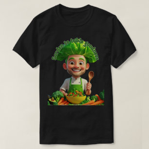 Plant-Powered Chef – Cooking with Kindness T-Shirt
