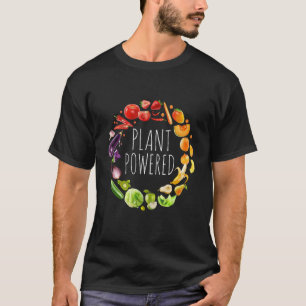 Plant Powered Gym Workout Men Women Vegetarian Ve T-Shirt