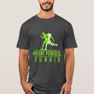 Plant Powered Runner Vegetarian Vegan Running T-Shirt