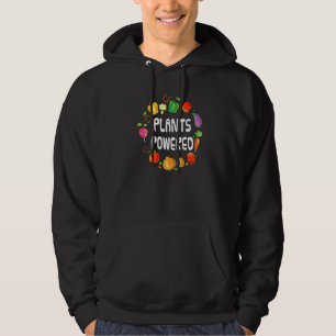 Plant Powered Vegan Plant Based Vegetarian Men & W Hoodie