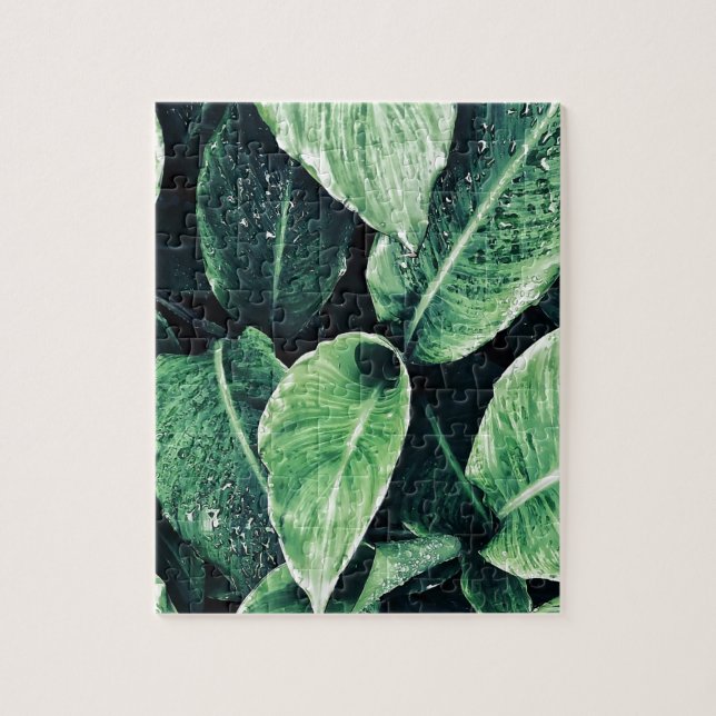 Plant prints green art Green Art Jigsaw Puzzle (Vertical)