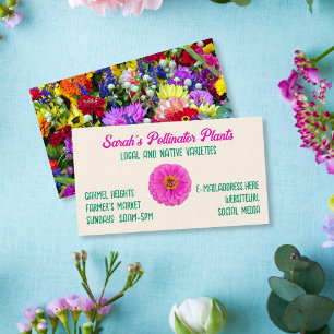 Plant Seller Nursery Photography Template Business Card