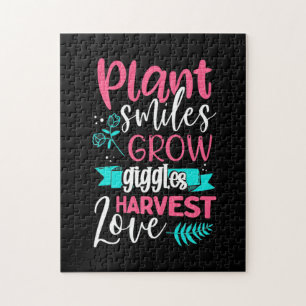 Plant Smiles Grow Giggles Love Jigsaw Puzzle