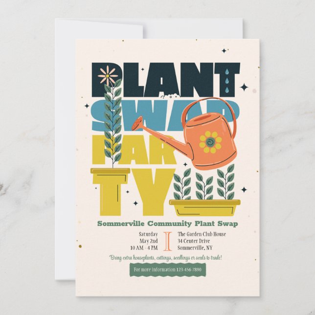 Plant Swap Invitation (Front)