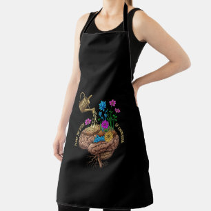 Plant the Seeds of Knowledge Inspirational Brain Apron