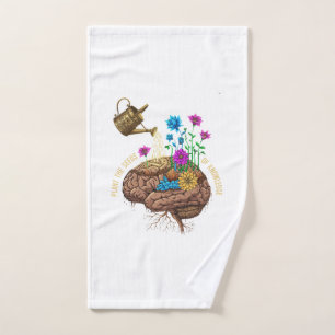 Plant the Seeds of Knowledge Inspirational Brain Bath Towel Set