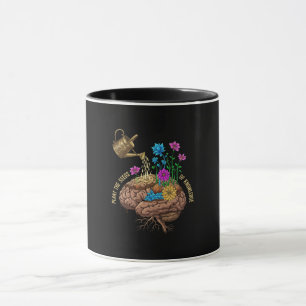 Plant the Seeds of Knowledge   Inspirational Brain Mug