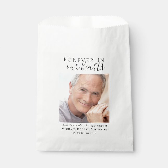 Plant These Seeds Funeral  Favour Bag (Front)