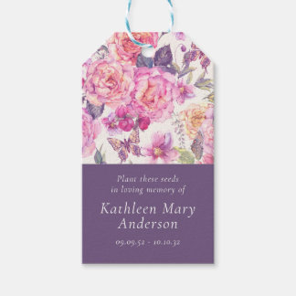 Plant These Seeds In Loving Memory Funeral Favour  Gift Tags