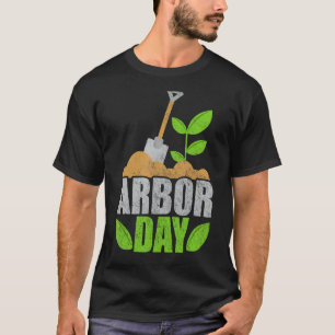 Plant Trees Arbor Day Earth Day Retro Nature Clima T-Shirt