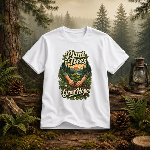 Plant Trees Grow Hope nature quote T-Shirt