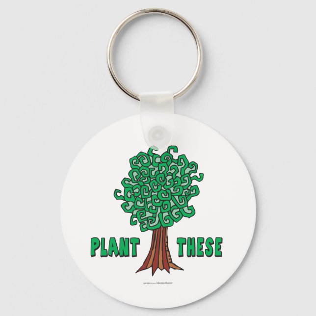 Plant Trees Key Ring (Front)