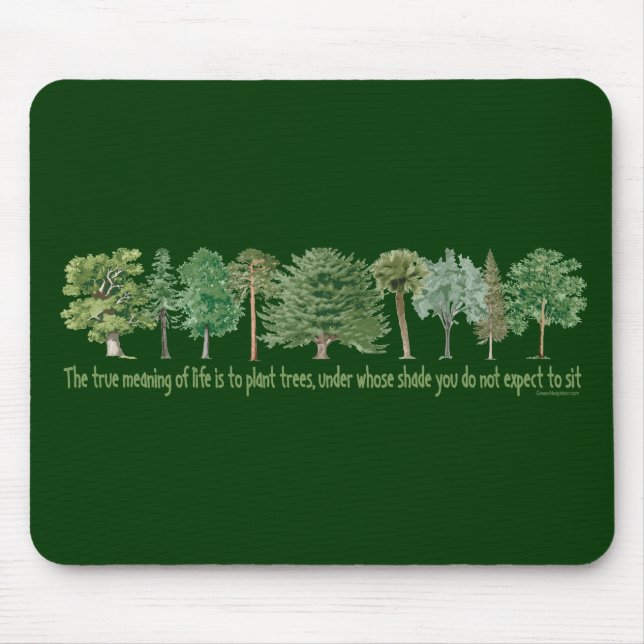 Plant Trees Mouse Pad (Front)