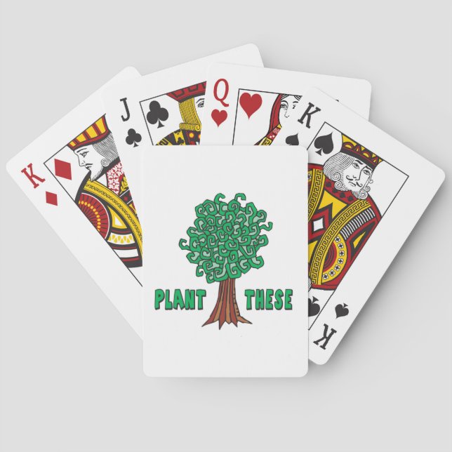 Plant Trees Playing Cards (Back)