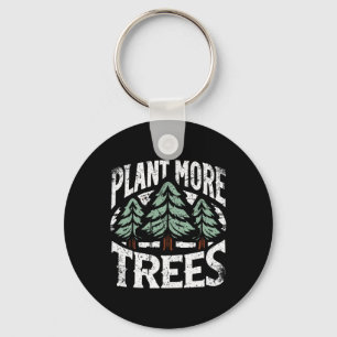Plant Trees Tree Arbor Day Earth Day Vintage Plant Key Ring