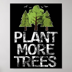 Plant Trees Tree Hugger Earth Day Arbor Day Poster