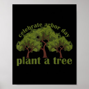 Plant Trees Von Arbor Day Be An Environmentalist  Poster