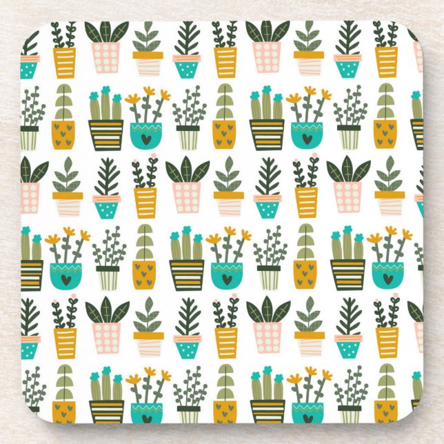Plant Wall Art Coaster (Front)