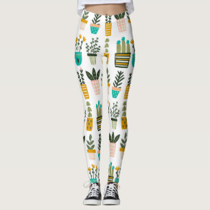 Plant Wall Art Leggings