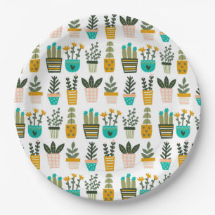 Plant Wall Art Paper Plate