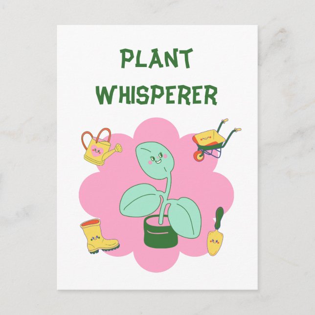 Plant Whisperer Postcard (Front)