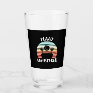Plant Whisperer Retro Vintage Glass